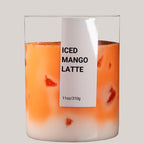 Iced Mango Latte Kerze